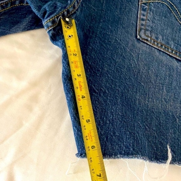 Levi's Blue Jean Shorts for Women - Picture 3 of 6